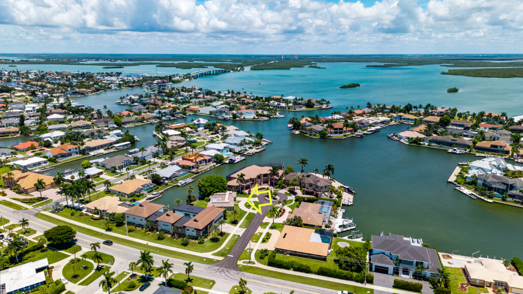 514 Antilles Court with 120ft direct waterfront.